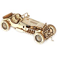 MOEGEN 3D Puzzle de Madera- Grand Prix Car Modelos Kit Rompecabezas Modelo para Niños y Adultos
